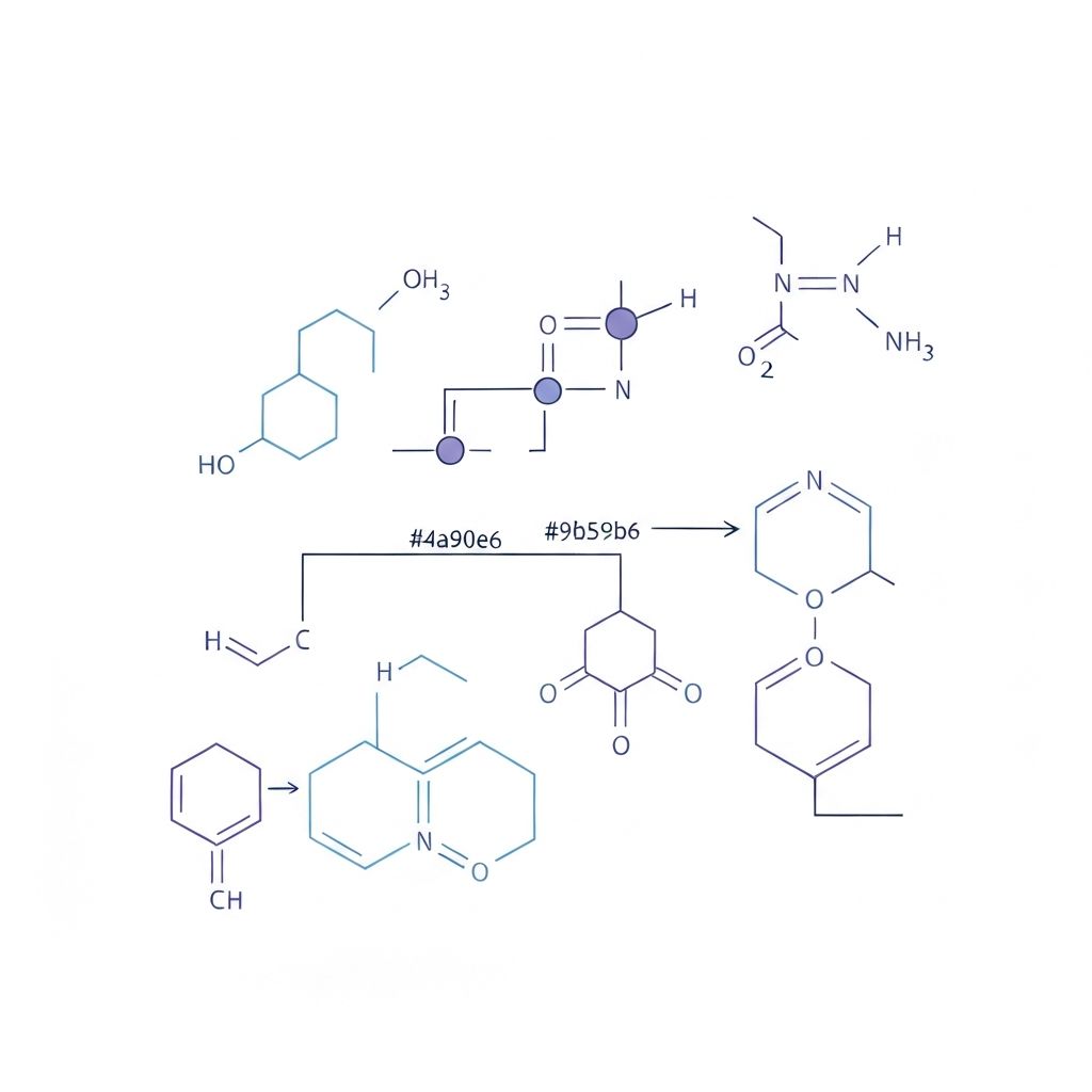 Schemat interakcji metabolicznych magnetu i witamin B